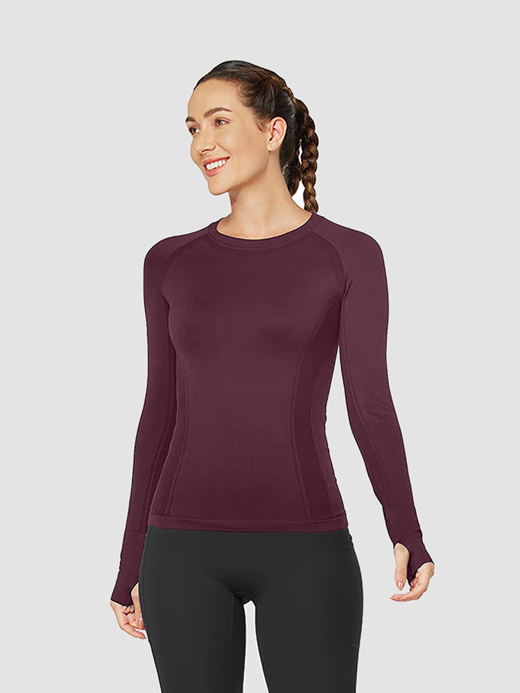 MathCat Quick Dry Gym Athletic Long Sleeve Workout Shirts for Women Sc –  Mathcat