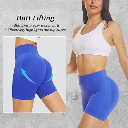 MATHCAT High Waist Srunch Booty Tummy Control Gym Shorts