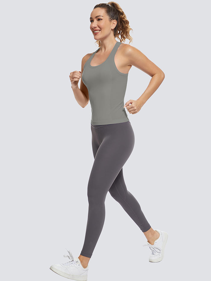 MathCat Women Running Seamless Workout Tank Top