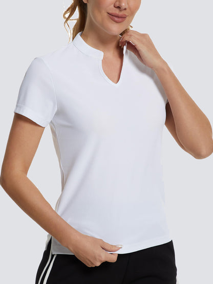 MATHCAT Women's V-Neck Quick Dry Golf Casual T-Shirt Wholesale